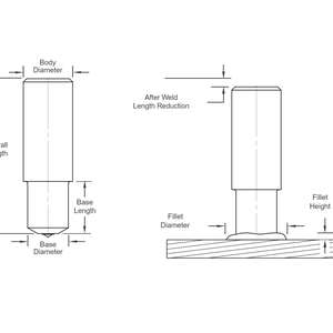 RNS Arc Weld Stud (M)